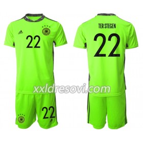 Njemačka TER Stegen 22 Golmanski Dječji Komplet Dresovi za Nogomet II Euro 2020 (+ kratke hlače)